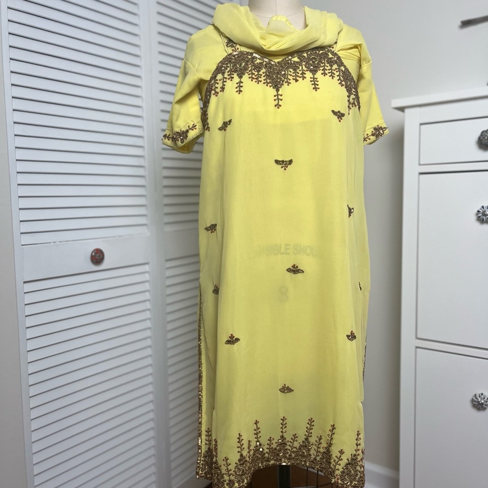 Yellow Salwar Kameez